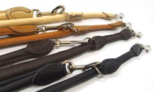 Rundlederleine,Lederleine 2,25 m Lang,Breite 10mm
