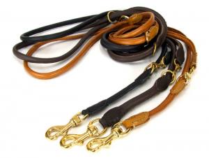 Rundlederleine,Lederleine 2,25 m Lang,Breite 10mm