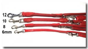 Rundlederleine,Lederleine 2,25 m Lang,Breite 12 mm