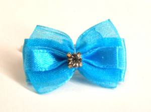Hunde Schleife  * MINI STRASS * Farben Wahl