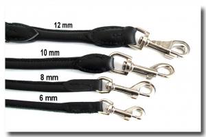 Rundlederleine,Lederleine,2,25 m Lang, 4 mm Breit