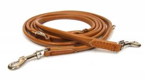 Rundlederleine,Lederleine,2,25 m Lang, 4 mm Breit