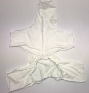 Ausstellungsanzug / Wickelanzug  / Schutzanzug WEISS CREME