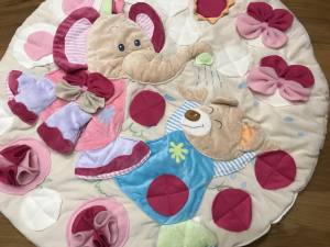 BÄR / ELEFANT Schnüffelteppich Spielteppich für Hunde,Katzen,Welpen