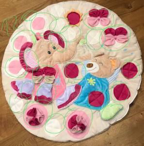BÄR / ELEFANT Schnüffelteppich Spielteppich für Hunde,Katzen,Welpen