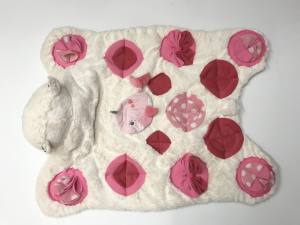 BÄR /pinkSchnüffelteppich Spielteppich für Hunde,Katzen,Welpen