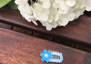 Hunde BIG FLOWER Spange Klipp ,Kamm Clip Spange Metall Haarspange