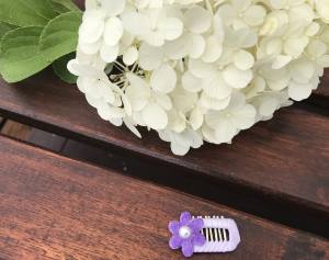 Hunde BIG FLOWER Spange Klipp ,Kamm Clip Spange Metall Haarspange