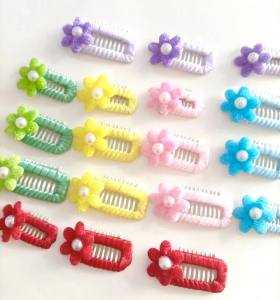 Hunde BIG FLOWER Spange Klipp ,Kamm Clip Spange Metall Haarspange