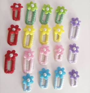 Hunde BIG FLOWER Spange Klipp ,Kamm Clip Spange Metall Haarspange