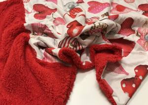 3 teile Bettdecke mit Kissen,Decke Weihnachten BIG HEART