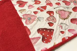 3 teile Bettdecke mit Kissen,Decke Weihnachten BIG HEART