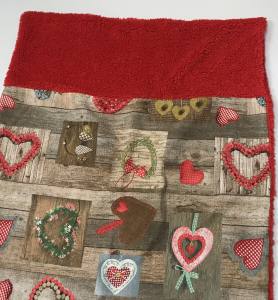 3 teile Hunde Bettdecke mit Kissen,Decke Weihnachten Herzen