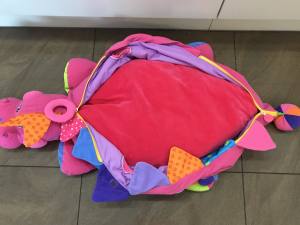 Hundebett Dinosaurier pink Lustiges Hundebett