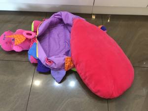 Hundebett Dinosaurier pink Lustiges Hundebett