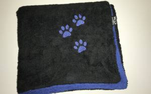 Doppelseitiges Badetuch für Hunde TATZE