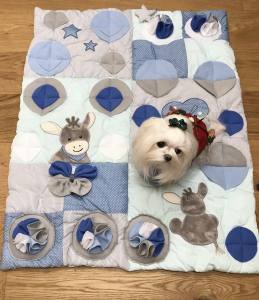 ESEL Schnüffelteppich mit Bögen für Hunde,Katzen,Welpen
