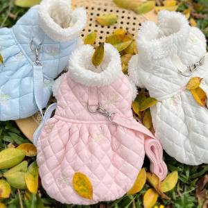 Gesteppte Winterjacke BLUE DREAM mit Leine