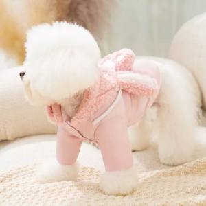 Gesteppte Winterjacke Rosa Hase
