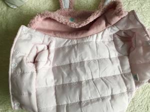 Gesteppte Winterjacke Rosa Hase