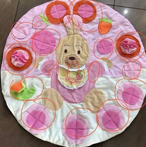 HÄSCHEN Schnüffelteppich Spielteppich für Hunde,Katzen,Welpen
