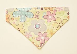 Halstuch/Halsband 2 in  1 * FLOWER *bis Gr.5