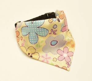 Halstuch/Halsband 2 in  1 * FLOWER *bis Gr.5