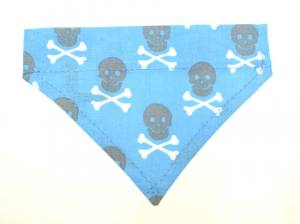 Halstuch/Halsband 2 in 1 SKULLY BLUE bis Gr.5