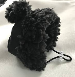 Hunde Bommelmütze BLACK