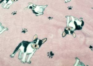 Hunde-Decke Kuscheldecke BULLDOGGE