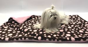 Hunde-Decke Kuscheldecke DOTS