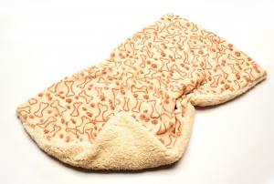 Hunde-Decke Kuscheldecke KNOCHEN & PFOTEN