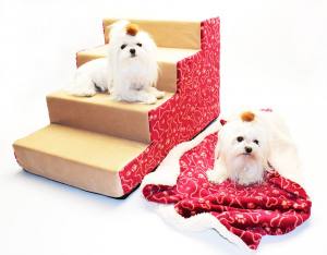 Hunde-Decke Kuscheldecke KNOCHEN & PFOTEN