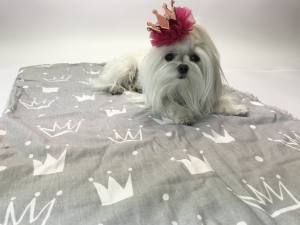 Hunde-Decke Kuscheldecke KRONE