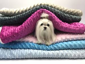 Hundedecke Hounds/pink Kuscheldecke Decke Hund weich gepolstert