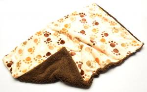 Hunde-Decke Kuscheldecke PAW