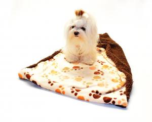 Hunde-Decke Kuscheldecke PAW