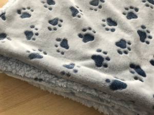 Hunde-Decke Kuscheldecke PAW