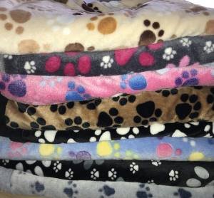Hunde-Decke Kuscheldecke PAW