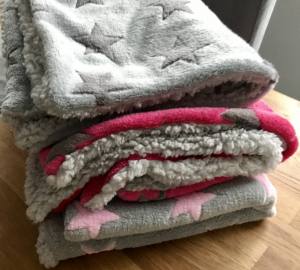 Hunde-Decke Kuscheldecke STAR