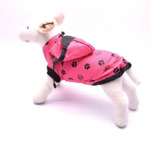 Hunde Regenjacke PINKPAW mit Reisverschluss GIRLS ONLY