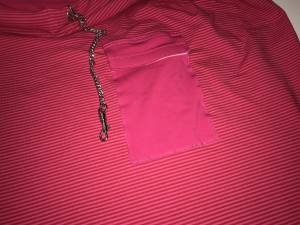 Hunde Tragetuch Streifen Red-Pink
