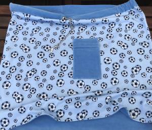 Hunde Tragetuch Blau mit Bällen