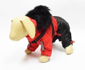 VANCOUVER Hunde Winteranzug  mit Geschirr  Girls OnLY für Hunde