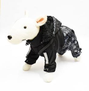 POLAR NIGHT Hunde Winteranzug mit Geschirr für Hunde