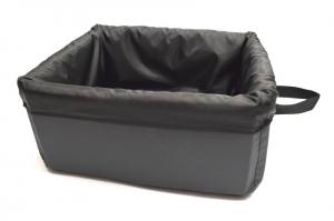 Hundeautositz Autokörbchen SIMPLE DRIVER BLACK PAW