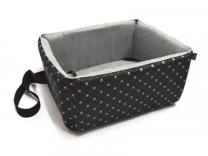Hundeautositz Autokörbchen SIMPLE DRIVER BLACK PAW