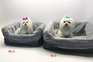 Hundeautositz DOGSZONE GREY Farben Wahl