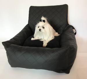 Hundeautositz /Reisebett FIRST CLASS BLACK