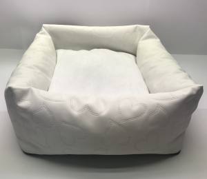 Hundeautositz /Reisebett FIRST CLASS WHITE HEART